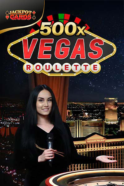 500x Vegas Roulette live casino artwork